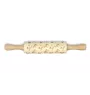 Irish Wolfhound - small rolling pin with a dog, patterned dough roller, gadget for ceramicists from the Art-Dog brand