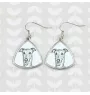 Italienisches Windspiel, Italian Greyhound - Hund Ohrringe, hängende Ohrringe mit Bild, personalisierter Schmuck mit dem Aufdruck der Marke Art-Dog