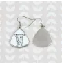 Italienisches Windspiel, Italian Greyhound - Hund Ohrringe, hängende Ohrringe mit Bild, personalisierter Schmuck mit dem Aufdruck der Marke Art-Dog