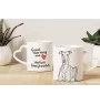 Levrette d'Italie, Petit lévrier italien - tasse avec chien, une tasse adorable avec une anse en forme de cœur, un cadeau universel de la marque Art-Dog