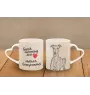 Levrette d'Italie, Petit lévrier italien - tasse avec chien, une tasse adorable avec une anse en forme de cœur, un cadeau universel de la marque Art-Dog