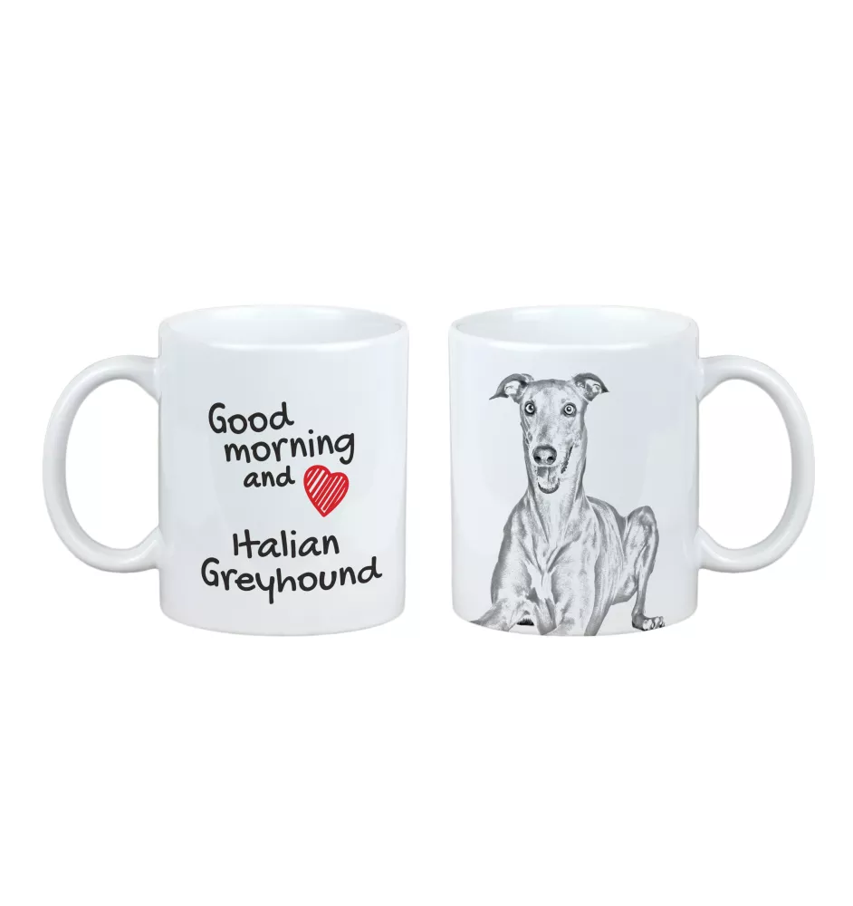 Italian Greyhound, Italian Sighthound - cup with a dog, cup with a photo, personalized gift from the Art-Dog brand