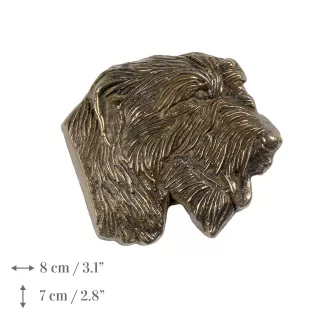 Lévrier irlandais, Irish wolfhound I - plaque commémorative avec chien, remerciement personnalisé, récompense, diplôme avec dédicace de la marque Art-Dog