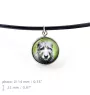 Irischer Wolfshund, Irish Wolfhound - Schmuckset in einer Schachtel, Halskette, Ohrringe, Armband, Produkte der Marke Art-Dog