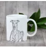 Italienisches Windspiel, Italian Greyhound - Tasse mit Hund, entzückende Tasse mit Grafik, Geschenk mit Ihrem Foto von der Marke Art-Dog