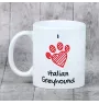 Levrette d'Italie, Petit lévrier italien - tasse avec chien, une tasse adorable avec une illustration, un cadeau avec votre photo de la marque Art-Dog