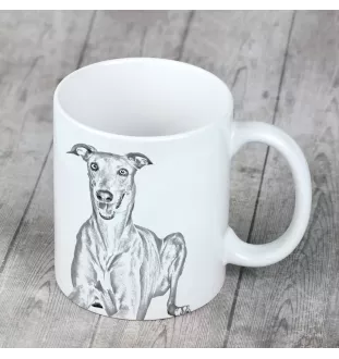 Italian Greyhound, Italian Sighthound - cup with a dog, cheerful cup for a dog lover, personalized gift from the Art-Dog brand