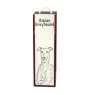 Italienisches Windspiel, Italian Greyhound - Weinbox mit Hund, Alkoholbox mit Grafik, personalisierte Geschenkbox der Marke Art-Dog