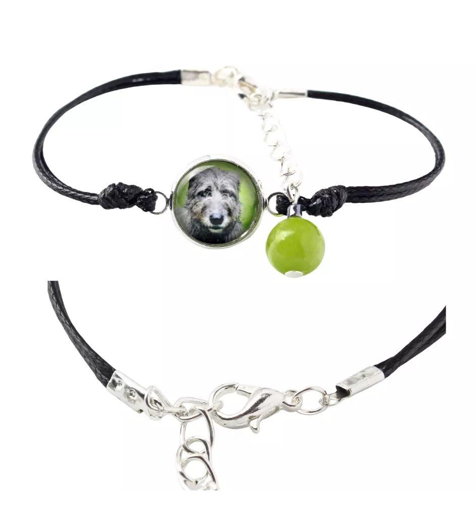 Irischer Wolfshund, Irish Wolfhound - Armband in einer Schachtel mit Ihrem Foto, femininer Schmuck, ein ausgezeichnetes Geschenk der Marke Art-Dog.