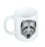 Irish Wolfhound - cup with a geometric dog image and the inscription Art-Dog