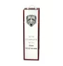 Irish Wolfhound - geometric box with a picture and inscription for wine by Art-Dog