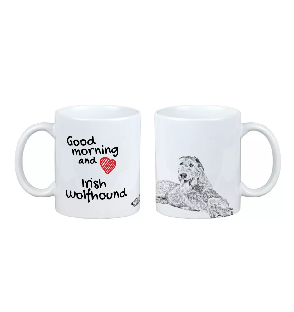 Lévrier irlandais, Irish wolfhound - tasse avec chien, tasse avec photo, cadeau personnalisé de la marque Art-Dog