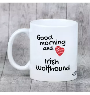 Lévrier irlandais, Irish wolfhound - tasse avec chien, tasse avec photo, cadeau personnalisé de la marque Art-Dog