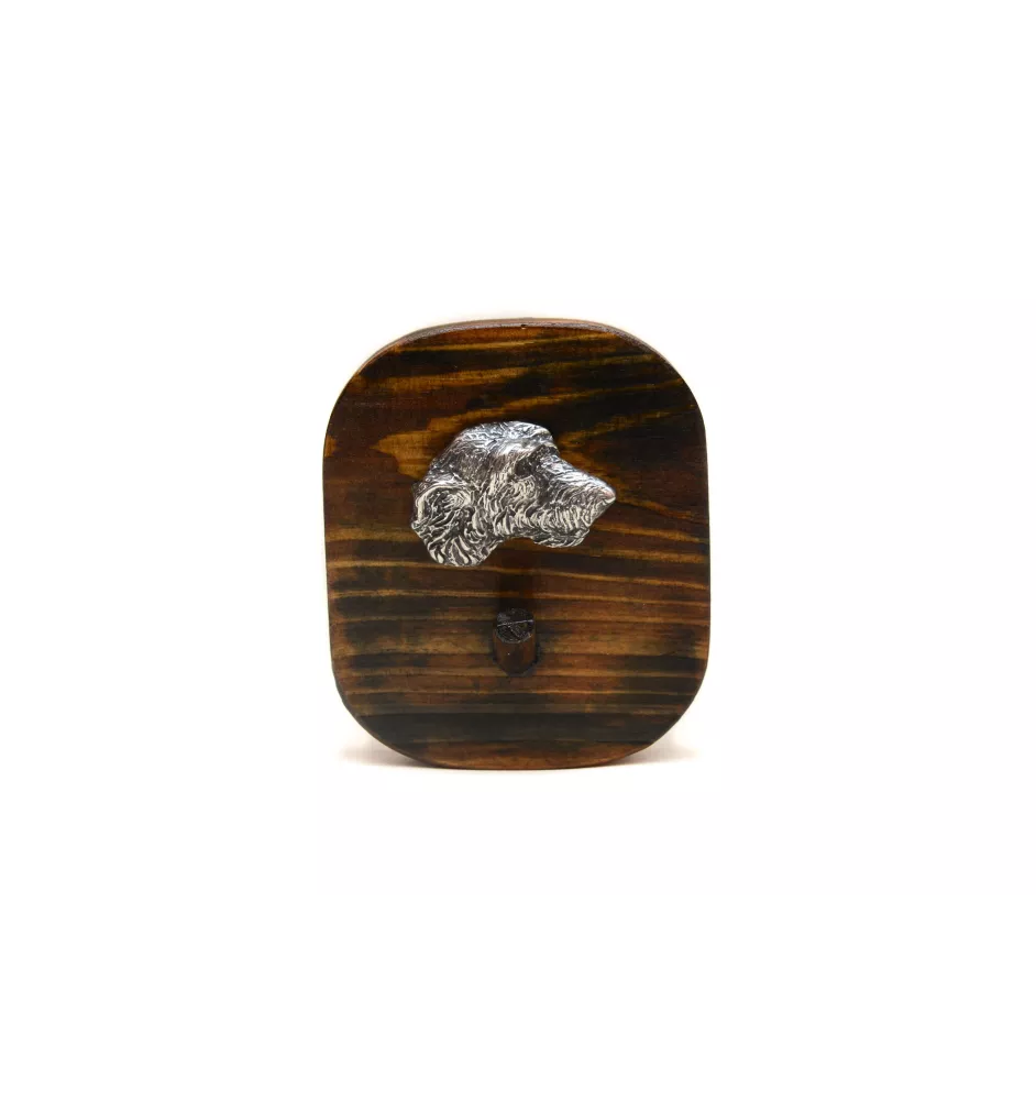 Lévrier irlandais, Irish wolfhound - porte-clés, porte-clés avec chien pour les médailles, crochet pour les clés de la marque Art-Dog