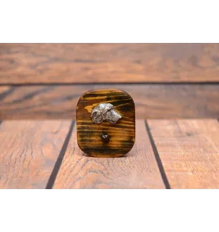 Lévrier irlandais, Irish wolfhound - porte-clés, porte-clés avec chien pour les médailles, crochet pour les clés de la marque Art-Dog