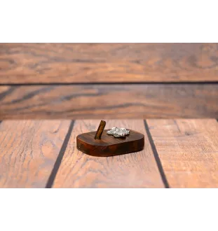 Lévrier irlandais, Irish wolfhound - porte-clés, porte-clés avec chien pour les médailles, crochet pour les clés de la marque Art-Dog