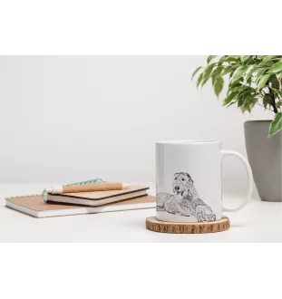 Lévrier irlandais, Irish wolfhound - tasse avec chien, une tasse adorable avec une illustration, un cadeau avec votre photo de la marque Art-Dog