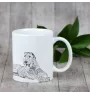 Lévrier irlandais, Irish wolfhound - tasse avec chien, une tasse adorable avec une illustration, un cadeau avec votre photo de la marque Art-Dog