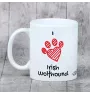 Lévrier irlandais, Irish wolfhound - tasse avec chien, une tasse adorable avec une illustration, un cadeau avec votre photo de la marque Art-Dog