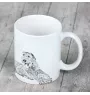 Lévrier irlandais, Irish wolfhound - tasse avec chien, une tasse adorable avec une illustration, un cadeau avec votre photo de la marque Art-Dog