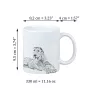 Irischer Wolfshund, Irish Wolfhound - Tasse mit Hund, fröhliche Tasse für Hundeliebhaber, personalisiertes Geschenk der Marke Art-Dog