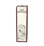 Irischer Wolfshund, Irish Wolfhound - Weinbox mit Hund, Alkoholbox mit Grafik, personalisierte Geschenkbox der Marke Art-Dog