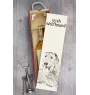 Irischer Wolfshund, Irish Wolfhound - Weinbox mit Hund, Alkoholbox mit Grafik, personalisierte Geschenkbox der Marke Art-Dog