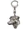 Jack Russell Terrier - Porte-clés argenté avec chien, décoration de sac à main, pendentif de sac à dos par la marque Art-Dog