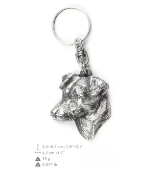 Jack Russell Terrier - Pendentif chien argenté, décoration de sac à main, pendentif sac à dos par la marque Art-Dog