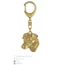 Jack Russell Terrier - Gilded key ring with dog, handbag decoration, luxury accessory by Art-Dog brand