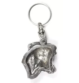 Jack Russell Terrier - Versilberter Anhänger mit einem Hund in einer dekorativen Box, Handtaschenschmuck, Rucksackanhänger der Marke Art-Dog