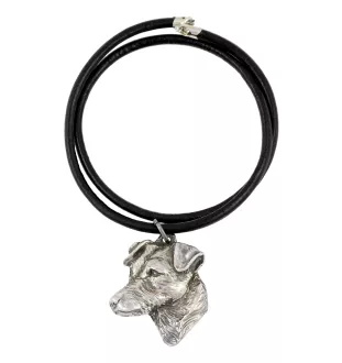 Jack Russell Terrier - Necklace with dog, silver-plated pendant for dog fan, unique jewelry by Art-Dog brand