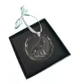 Jagdterrier - crystal bauble with a photo, dog photo in crystal, personalized Christmas tree ornament by Art-Dog brand
