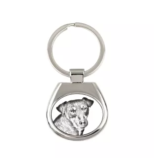 Jagdterrier - keychain with a dog, keychain with a print, personalized pendant from the Art-Dog brand