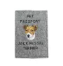 Jack Russell Terrier - Porte passeport pour chien, porte document, cadeau pour le voyageur de la marque Art-Dog