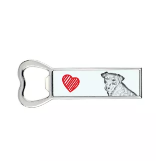Jagdterrier - Flaschenöffner mit Hund, personalisierter Flaschenöffner für den Kühlschrank, ein einzigartiges Geschenk für Männer von der Marke Art-Dog