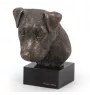 Jack Russell Terrier - Statue de chien, buste sur socle en pierre, sculpture, trophée pour exposition canine par la marque Art-Dog