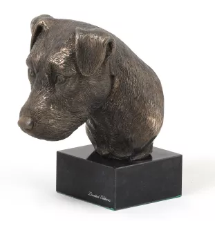 Jack Russell Terrier - Dog statue, bust on stone base, sculpture, trophy for dog show by Art-Dog brand