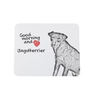 Jagdterrier - Mauspad mit Druck, personalisiertes Mauspad mit Hund, einzigartiges Gadget für Büroangestellte von Art-Dog.