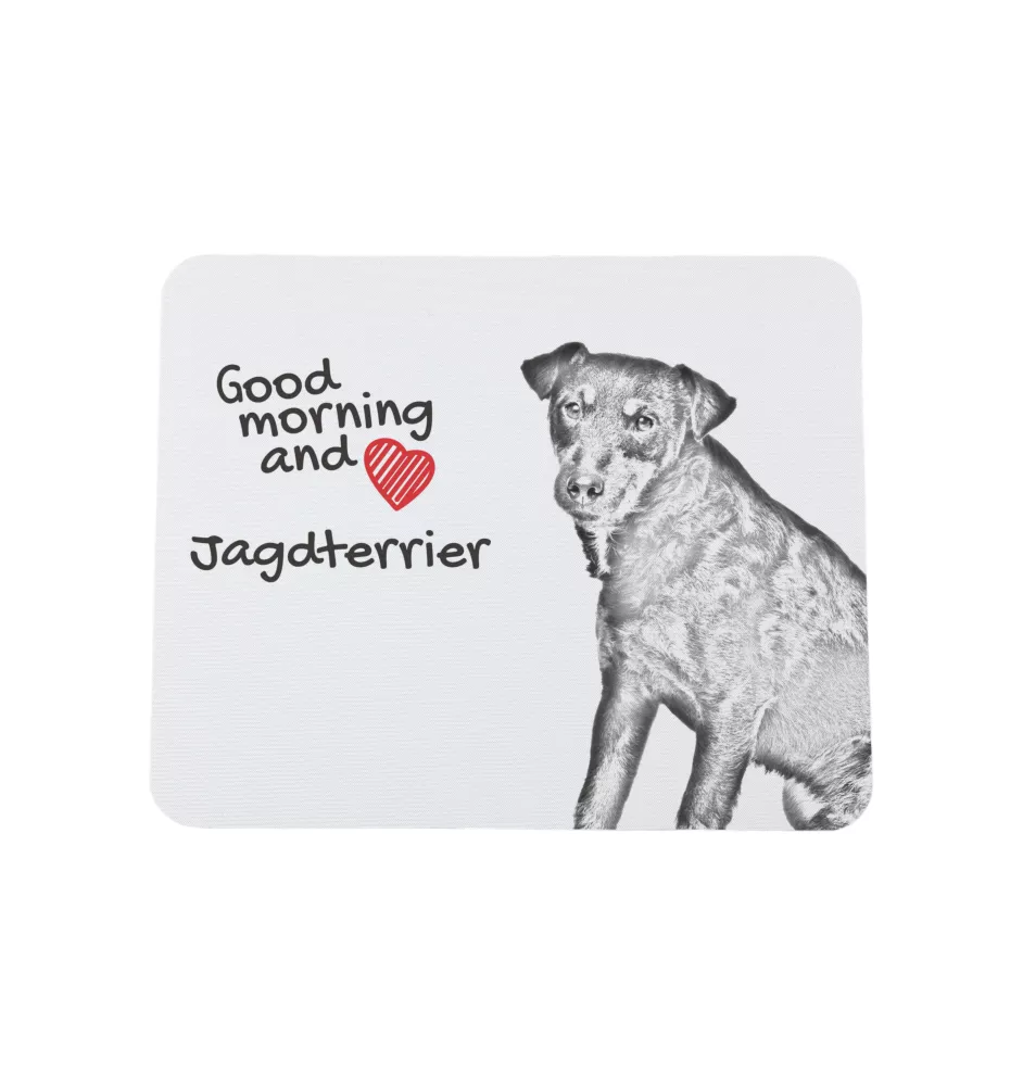 Jagdterrier - Mauspad mit Druck, personalisiertes Mauspad mit Hund, einzigartiges Gadget für Büroangestellte von Art-Dog.