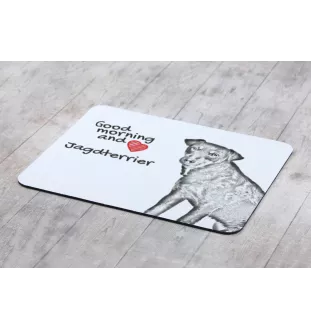 Jagdterrier - Mauspad mit Druck, personalisiertes Mauspad mit Hund, einzigartiges Gadget für Büroangestellte von Art-Dog.