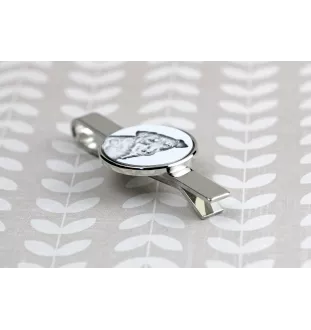 Chien d'arrêt - épingle à cravate avec chien, pince à cravate personnalisée, cadeau unique pour homme de la marque Art-Dog