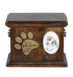 Jack Russell Terrier - urne pour cendres de chien, urne personnalisée avec photo, urne avec photo de chien de la marque Art-Dog
