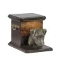 Jack Russell Terrier - urn for dog ashes with a statuette, elegant urn for a dog, unique urn with a bust of a dog by Art-Dog brand