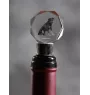 Jagdterrier - Bottle stopper, crystal wine stopper with photo, personalised gift for bartender by Art-Dog brand