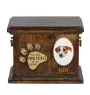 Jack Russell Terrier - urn for dog ashes, personalized urn with engraving, commemorative box for dog ashes by Art-Dog brand
