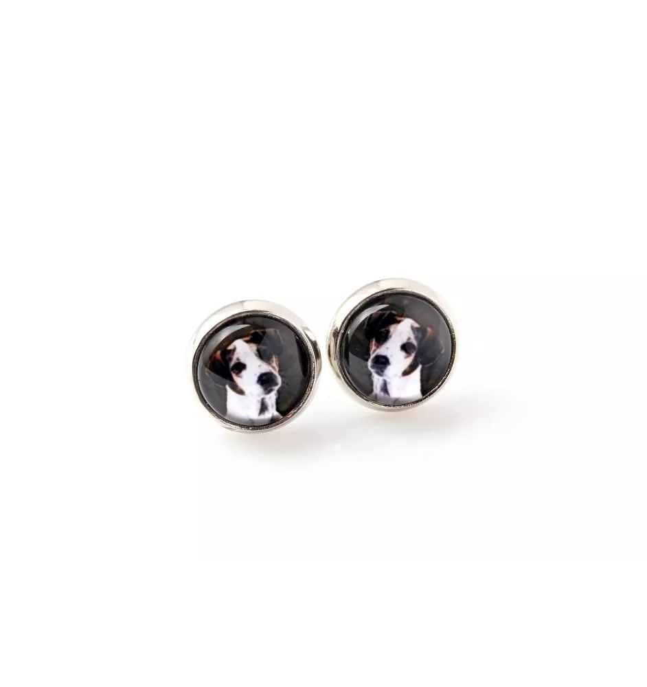 Jack Russell Terrier - boucles d'oreilles votre photo faite à la main, votre propre photo, bijoux de la marque Art.-Dog