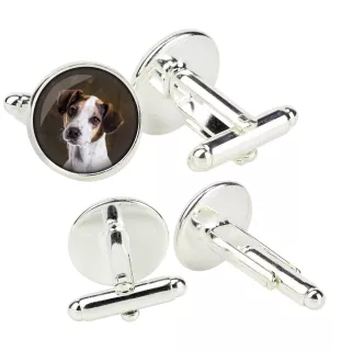 Jack Russell Terrier - cufflinks in a box, handmade jewelry, product of the Art-Dog brand