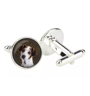 Jack Russell Terrier - cufflinks in a box, handmade jewelry, product of the Art-Dog brand