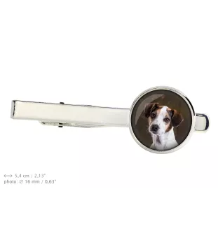 Jack Russell Terrier - cufflinks and tie with your photo, a suit decoration, men's jewelry from the Art-Dog brand.